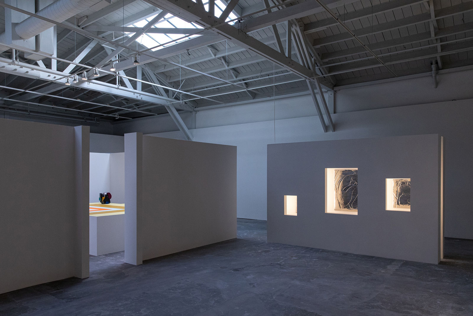 Installation view of with what eyes? Curated by Diego Villalobos CCA Wattis Institute, San Francisco.