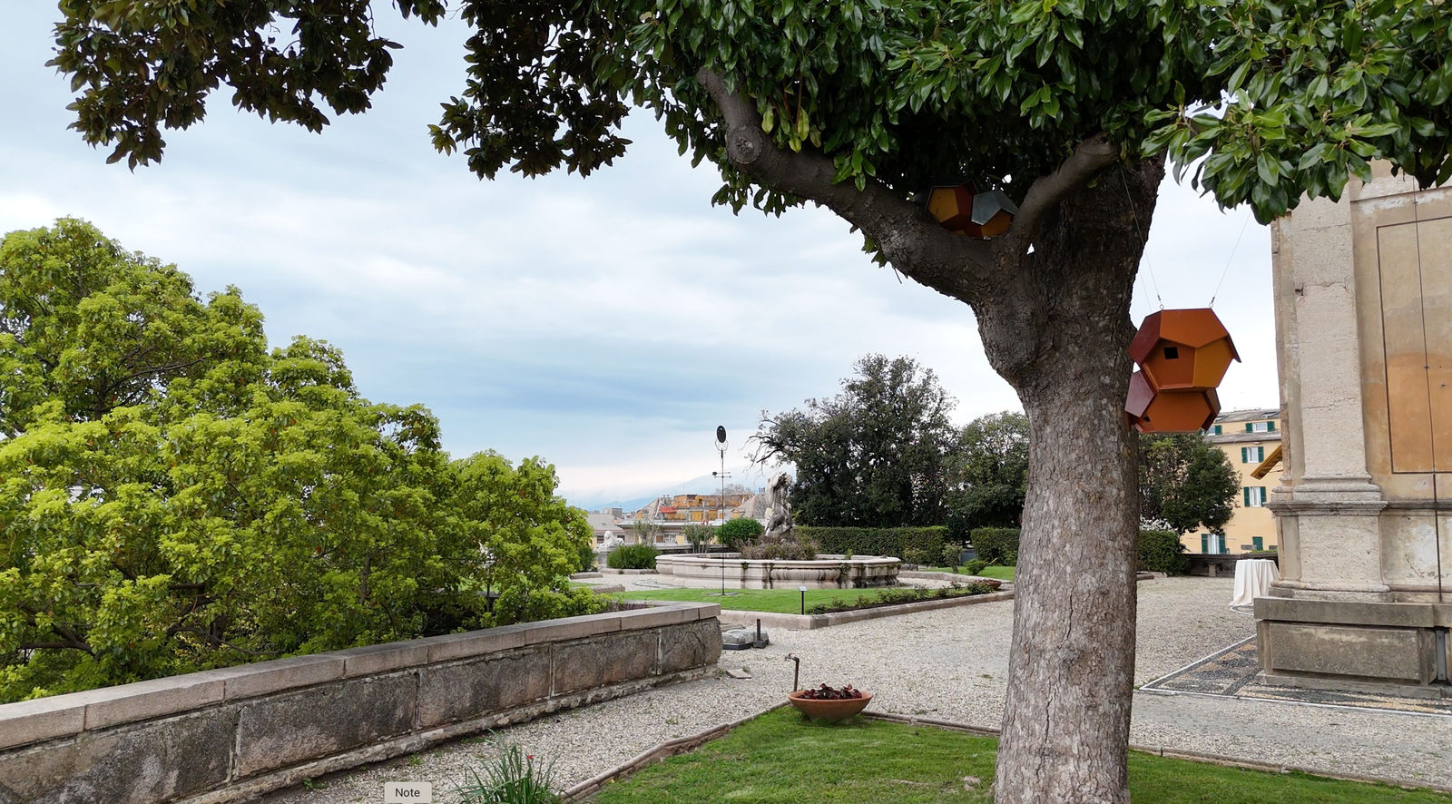Image from Park of Villa delle Peschiere Mark, Genova, Italy.