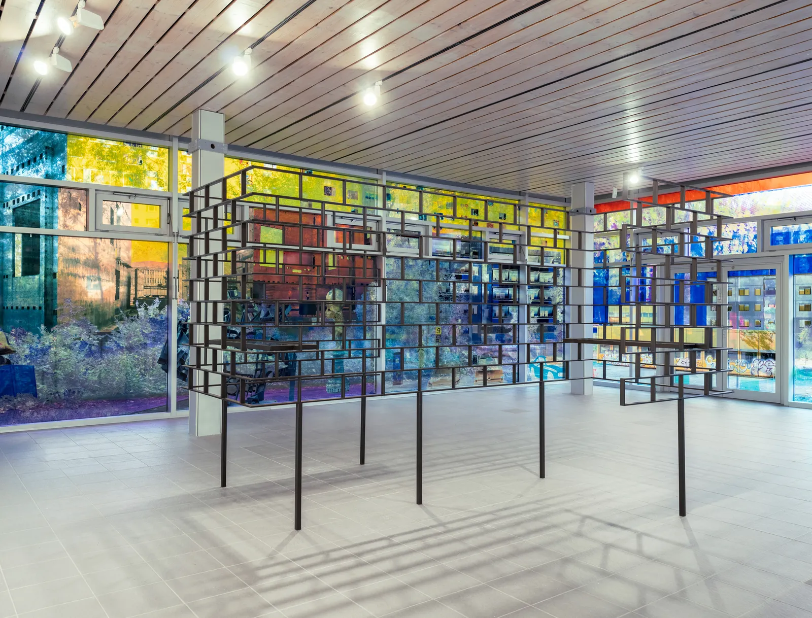 Installation view of Sabine Hornig exhibition.