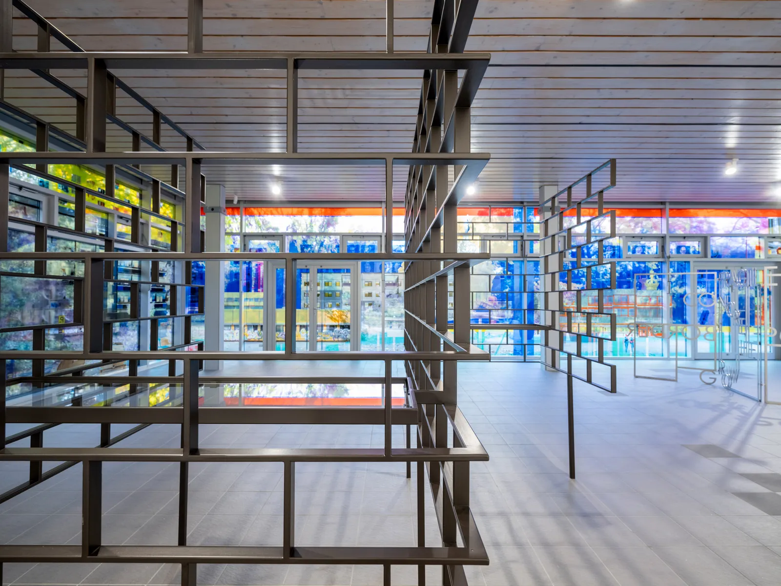 Installation view of Sabine Hornig exhibition.