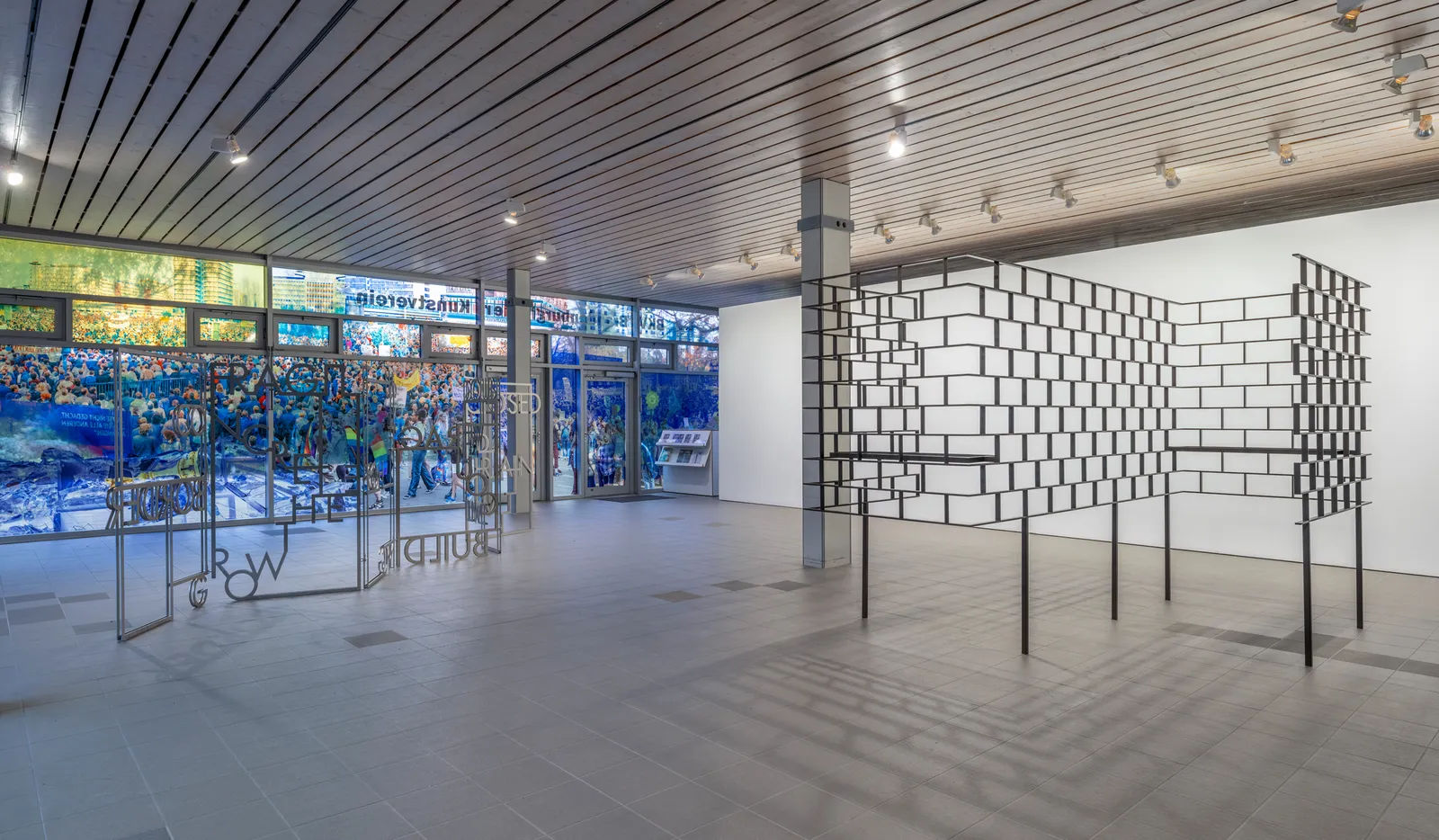 Installation view of Sabine Hornig exhibition.