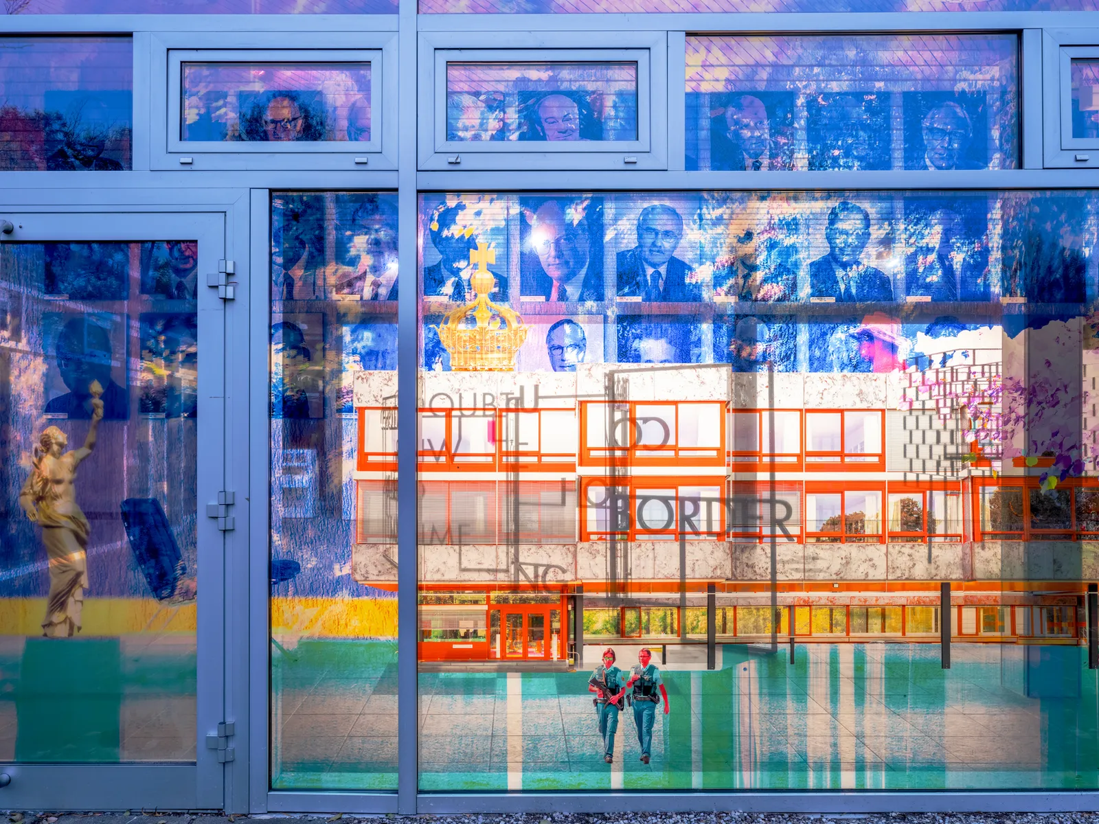 Installation view of Sabine Hornig exhibition.