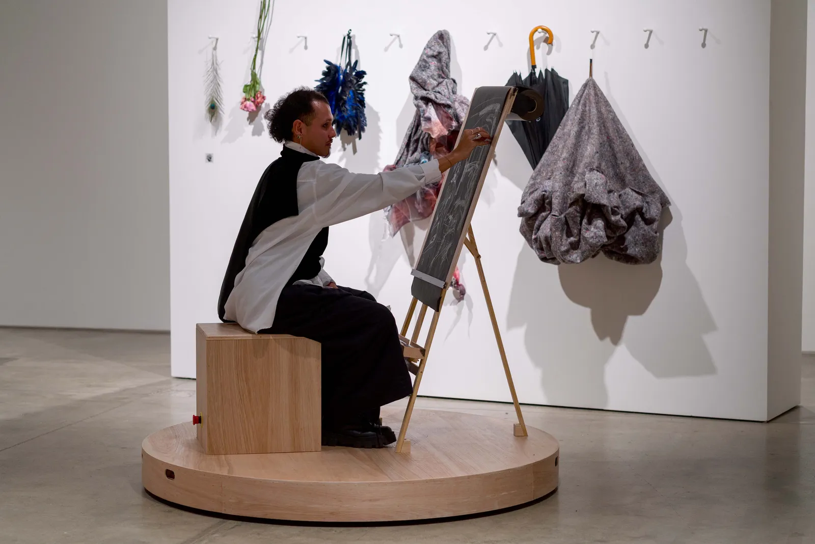 Installation view, Laura Lima: The Drawing Drawing, Institute of Contemporary Arts, London. Photograph: Anne Tetzlaff