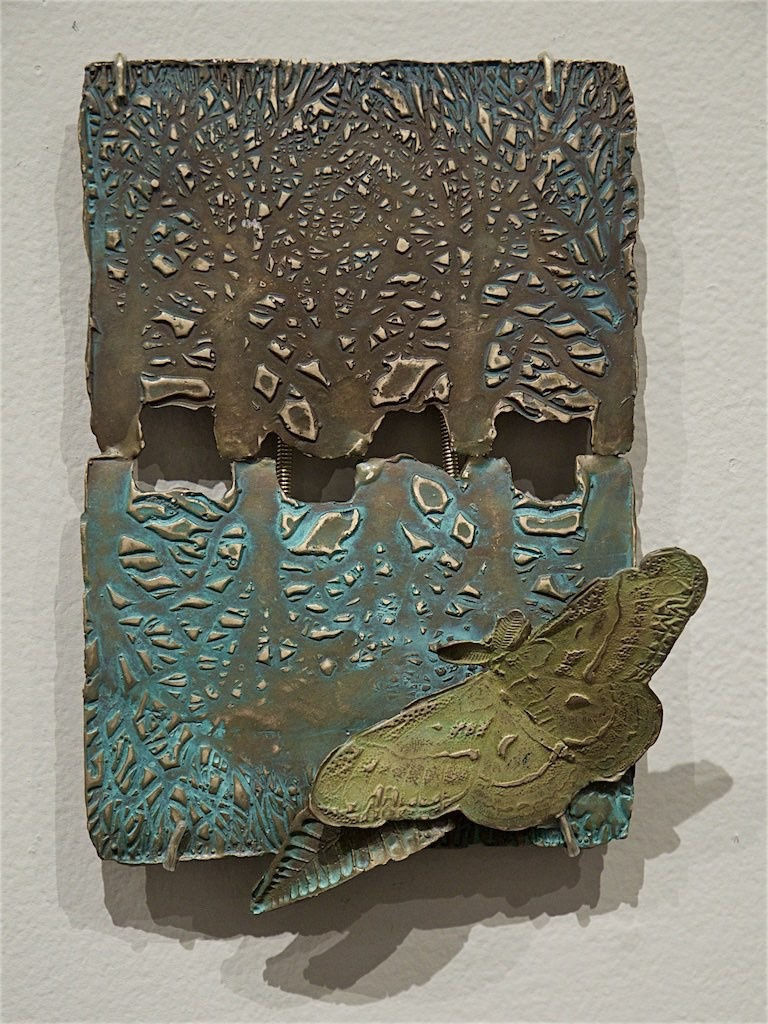 Lisa Kenion, 80. Moth Over a Pond, 2022