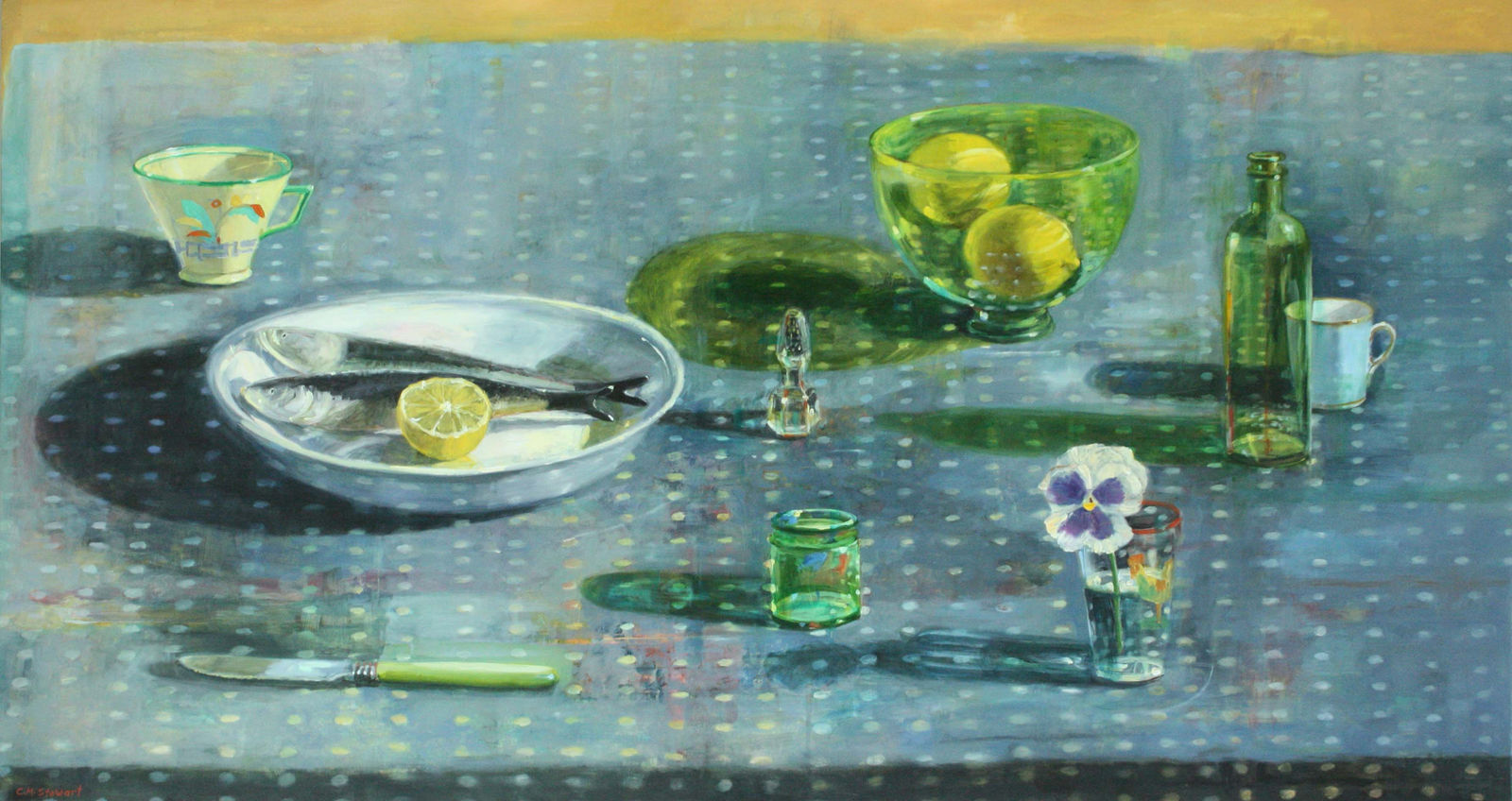 Carol Stewart, Pansy, Lemons, Fish