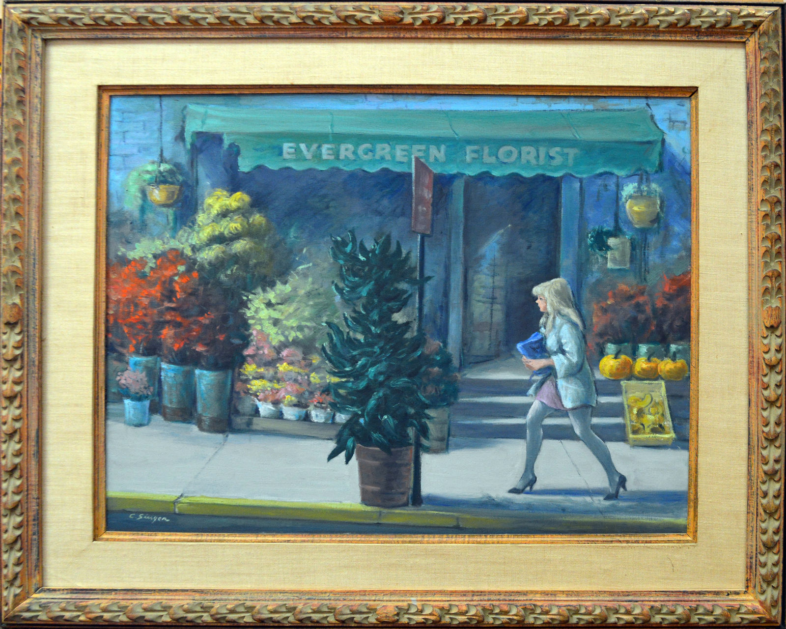 Clyde Singer, Evergreen Florist, 1969