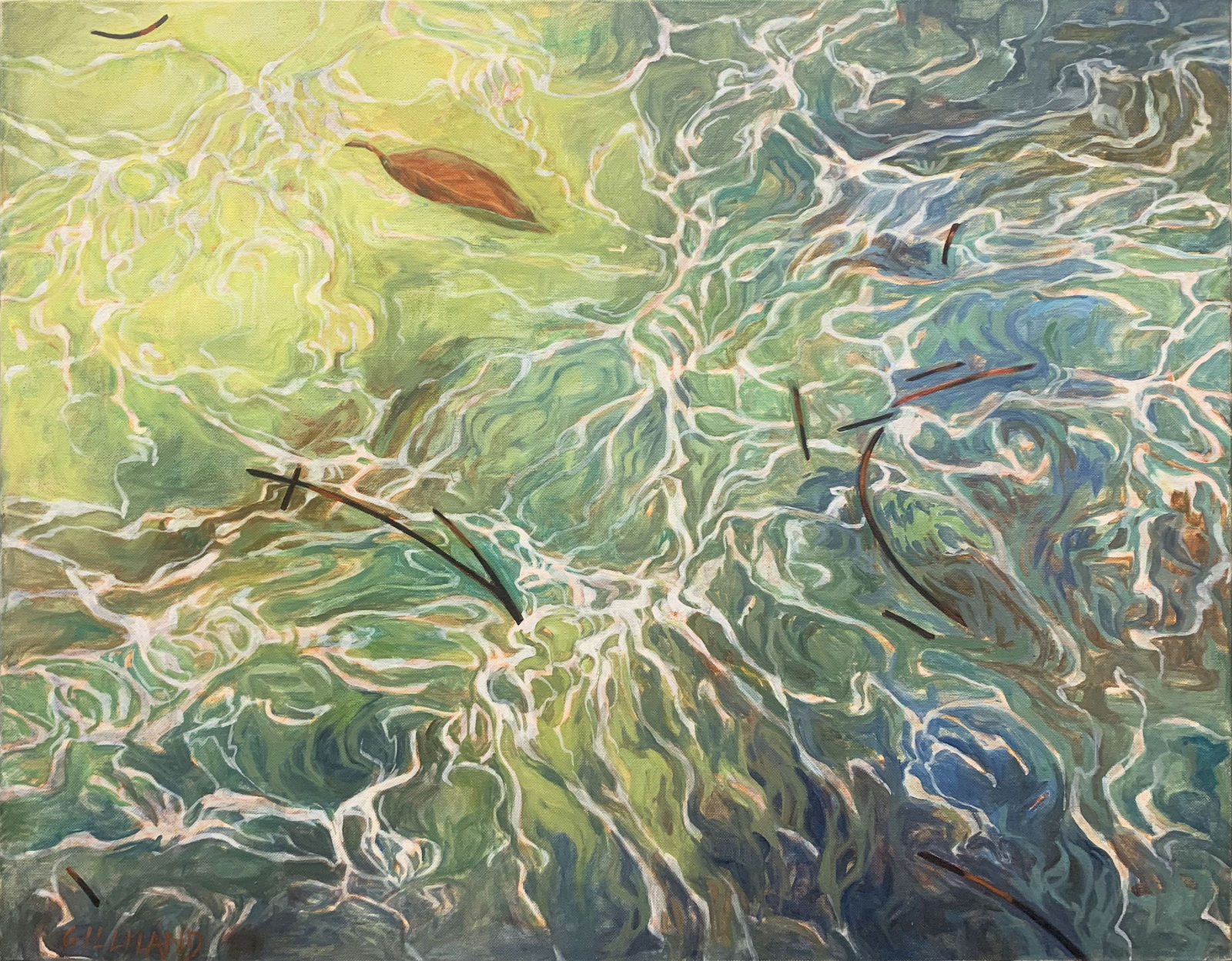 Pamela Gilliland, Water Reflection 6, 2012