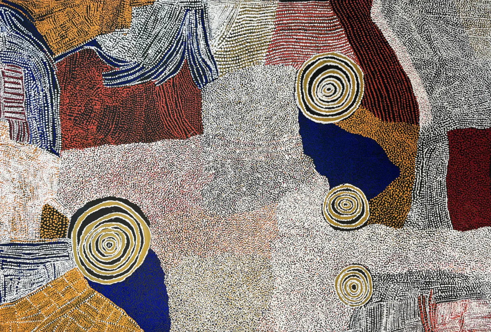 Bill Whiskey Tjapaltjarri, Rockholes near the Olgas, 2008