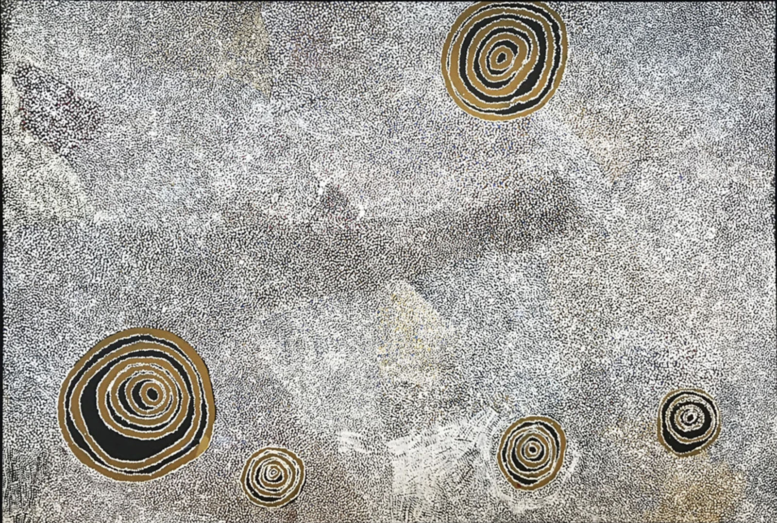 Bill Whiskey Tjapaltjarri, Rockholes near the Olgas, 2007