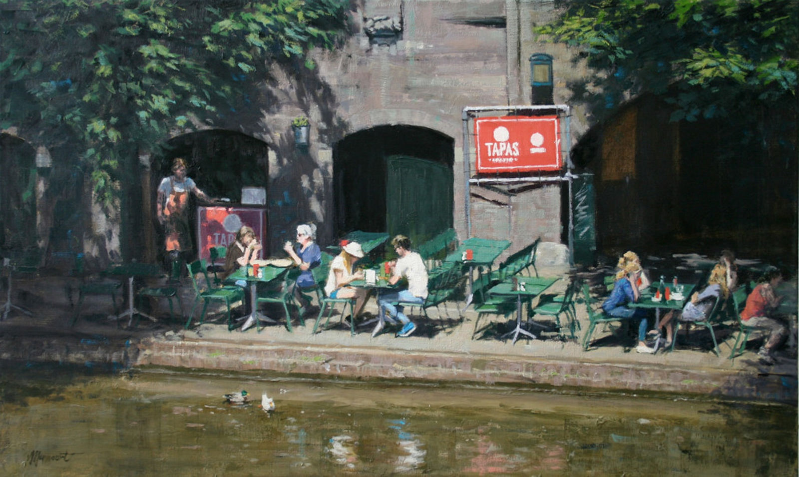 Richard van Mensvoort, Zomer (Oudegracht, Utrecht)