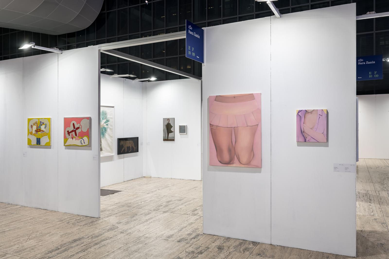 Installation view, z2o Sara Zanin, Roma Arte in Nuvola, 2025