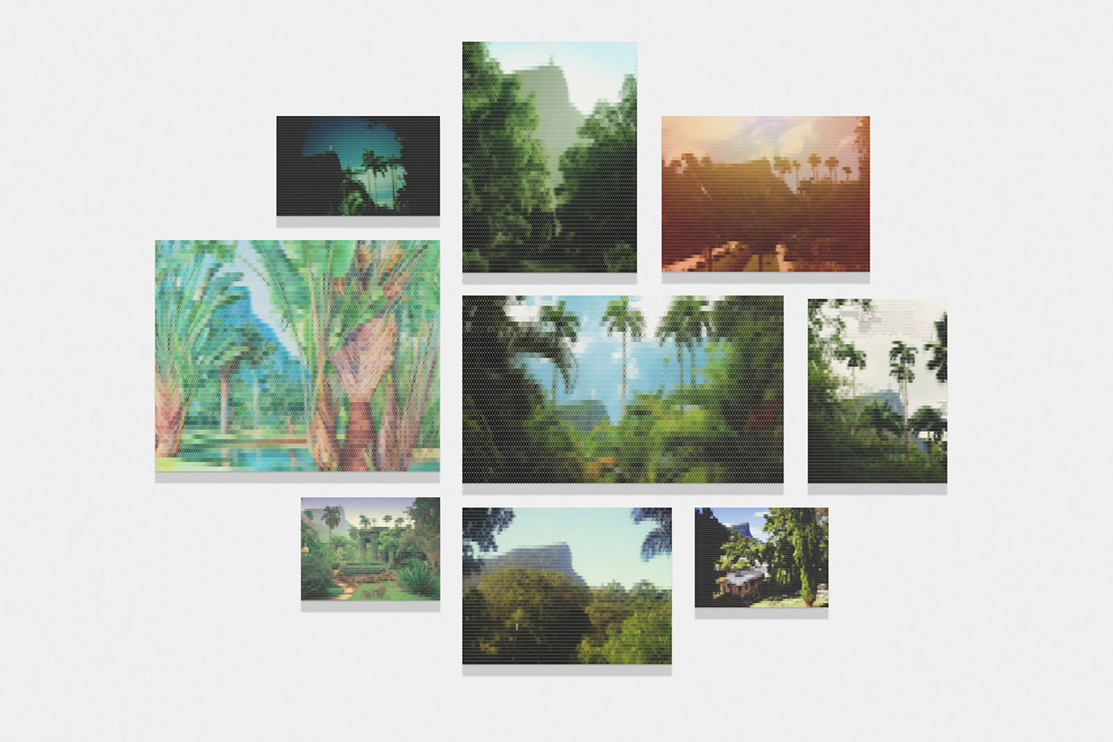 Felipe Cama, Vista da Montanha do Corcovado desde o Jardim Botânico, 2010/2015