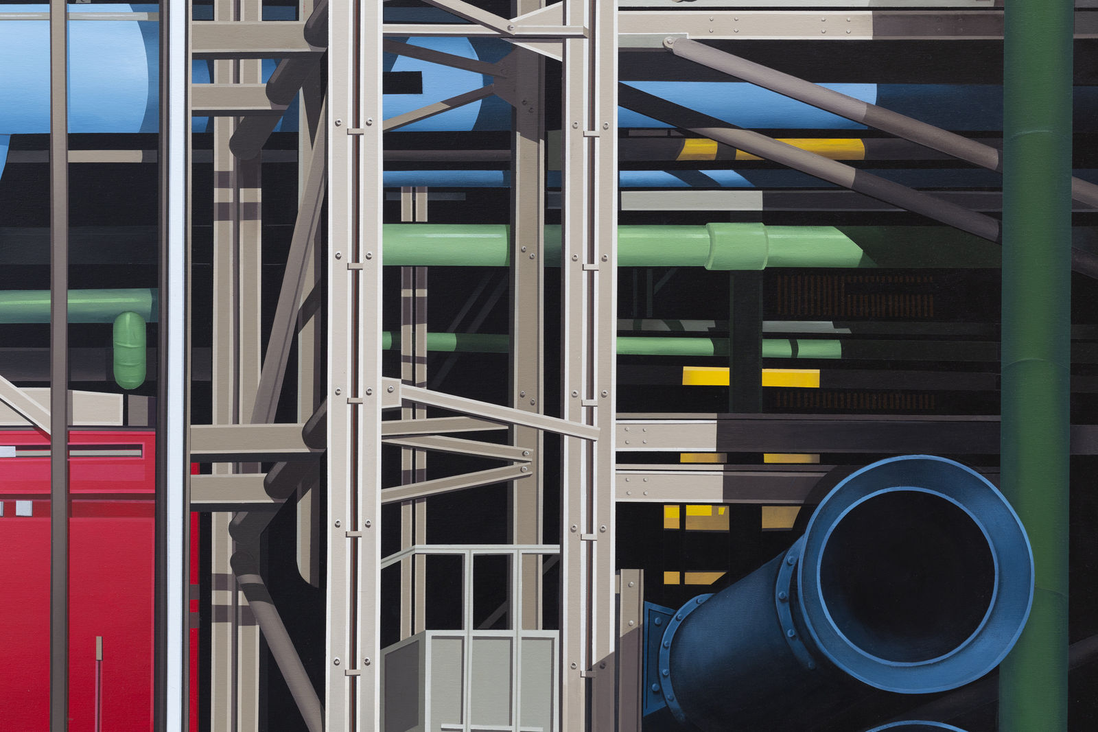 Hildebrando de Castro, BEAUBOURG #2 (Série Centre Pompidou), 2020