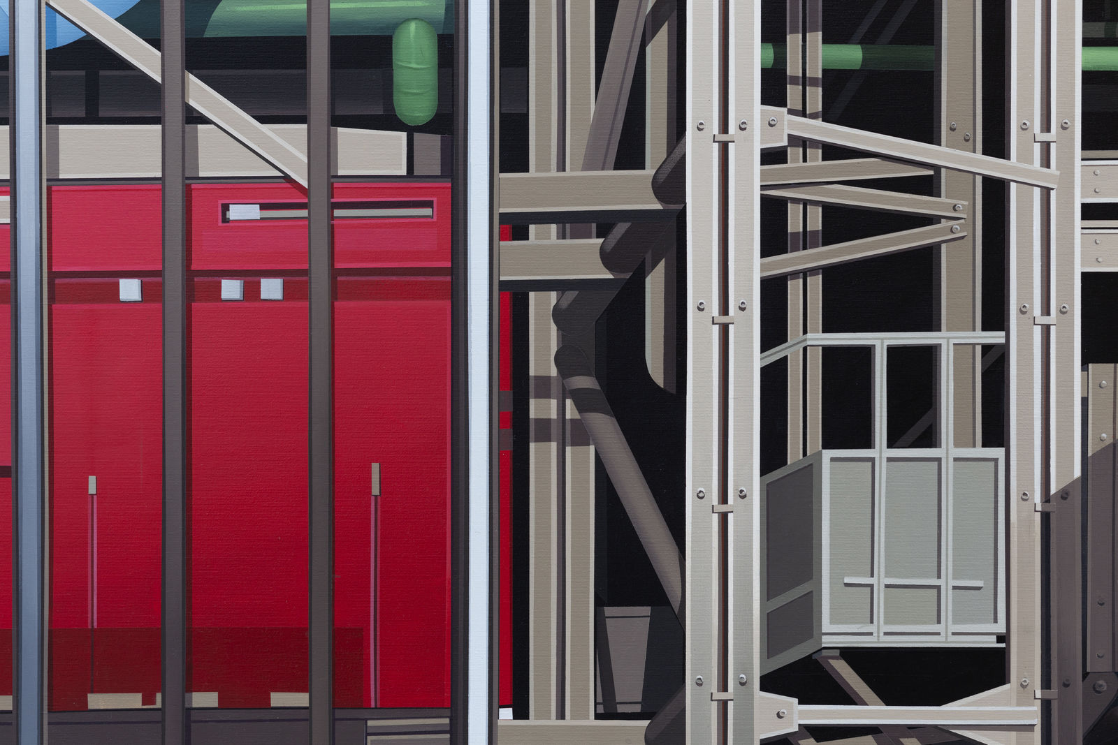 Hildebrando de Castro, BEAUBOURG #2 (Série Centre Pompidou), 2020