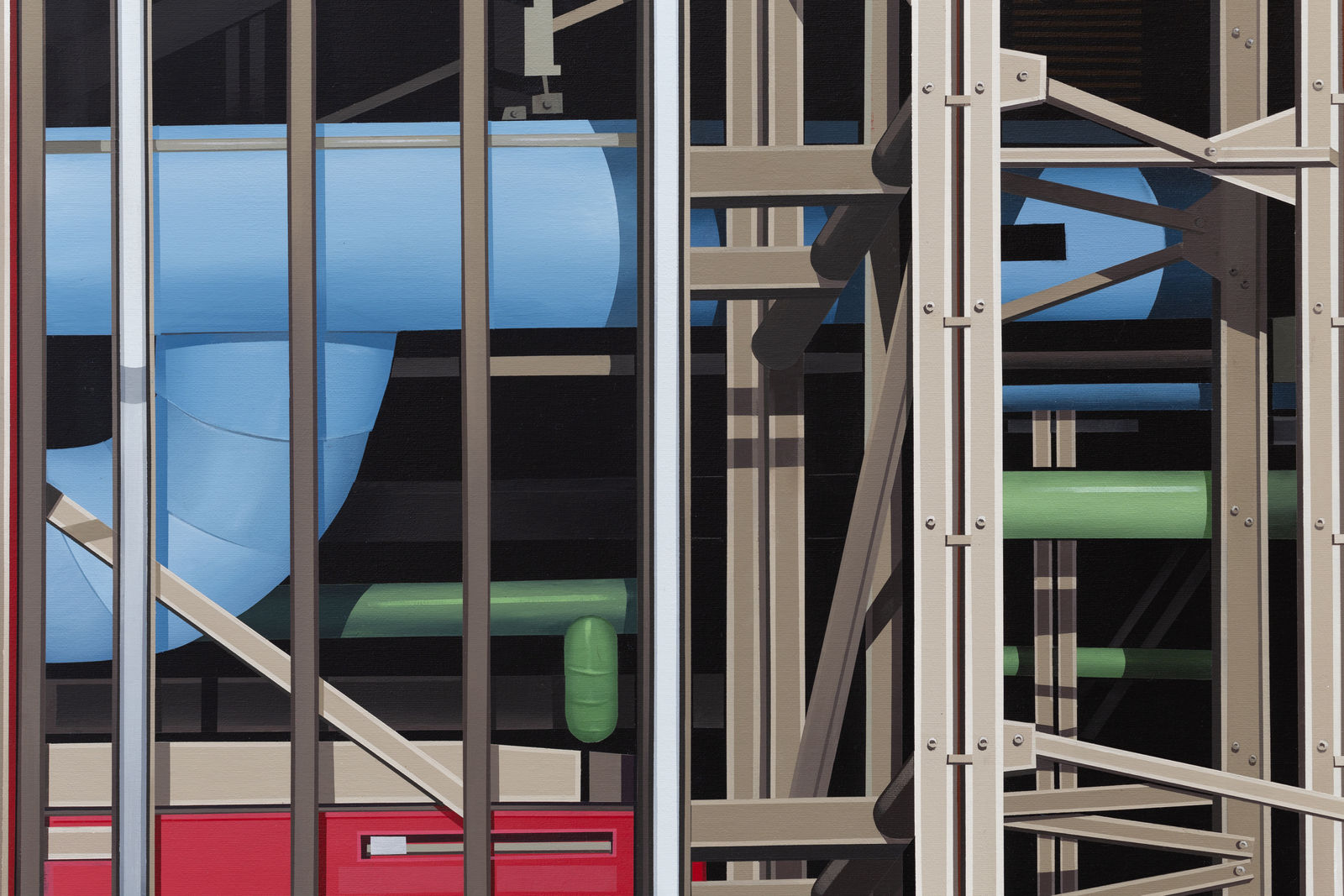 Hildebrando de Castro, BEAUBOURG #2 (Série Centre Pompidou), 2020