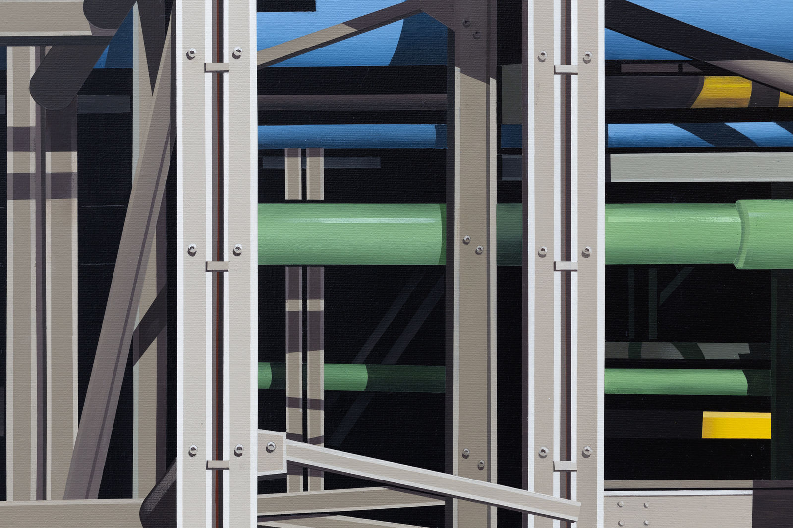 Hildebrando de Castro, BEAUBOURG #2 (Série Centre Pompidou), 2020