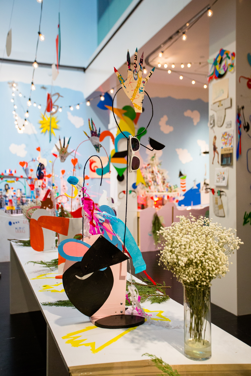 <div class="image_caption_container"><div class="image_caption"><p>Exhibition view, </p><p><strong>Ladies and Gentlemen, Meet the Dramatics</strong>, Museum of Contemporary Art, Denver, 2016</p><p>© MCA Denver</p></div></div>