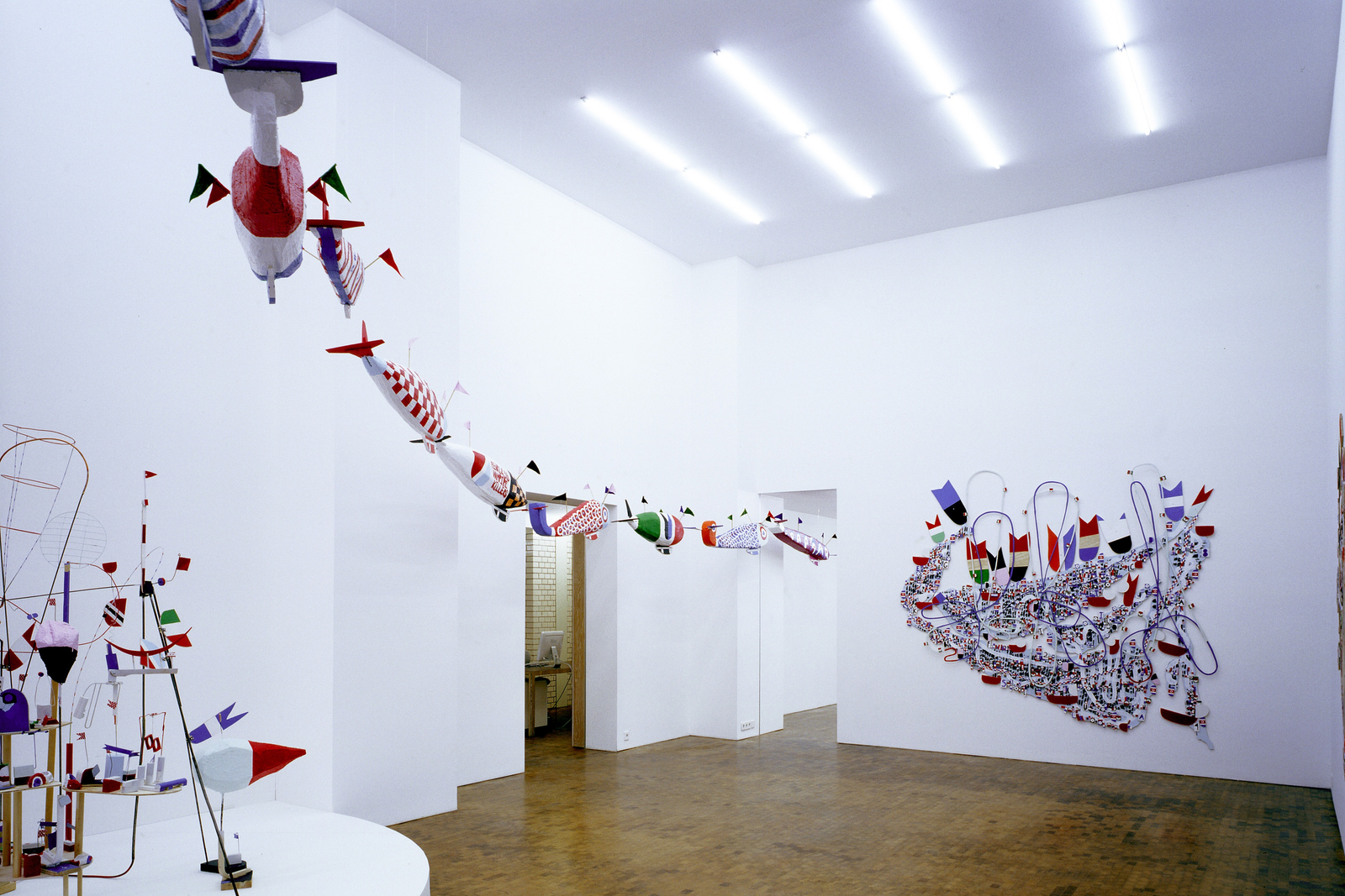 <div class="image_caption_container"><div class="image_caption"><p>Exhibition view,</p><p><strong>The Gale Force Precision Dirigible Flying Fact</strong>, 2006</p><p>&copy; Cartsten Eisfeld</p></div></div>