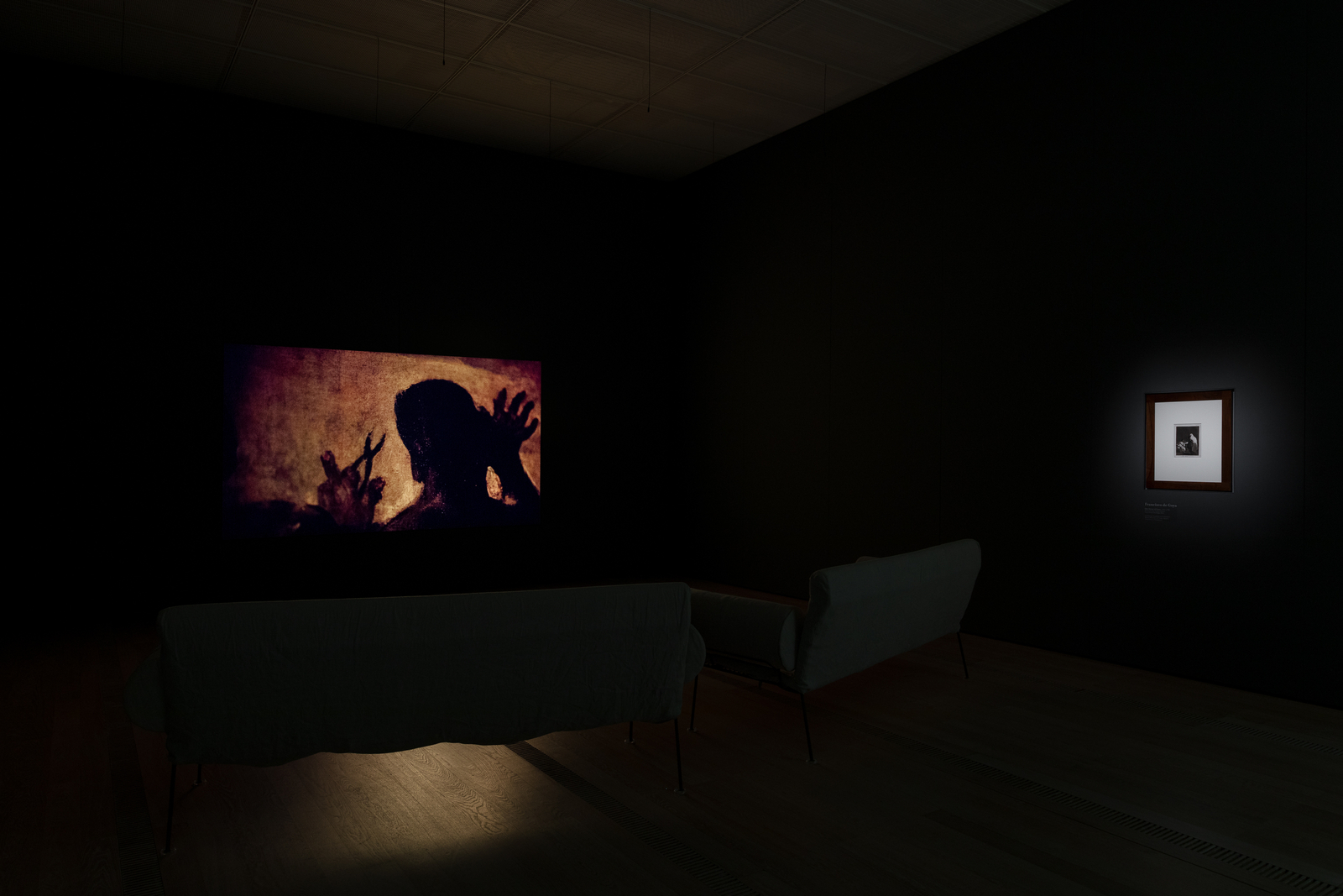 <div class="image_caption_container"><div class="image_caption"><p>Exhibition view: <b>La Quinta del Sordo</b>, Fondation Beyeler, Riehen/Basel, 2021. Photo © Andrea Rossetti</p></div></div>