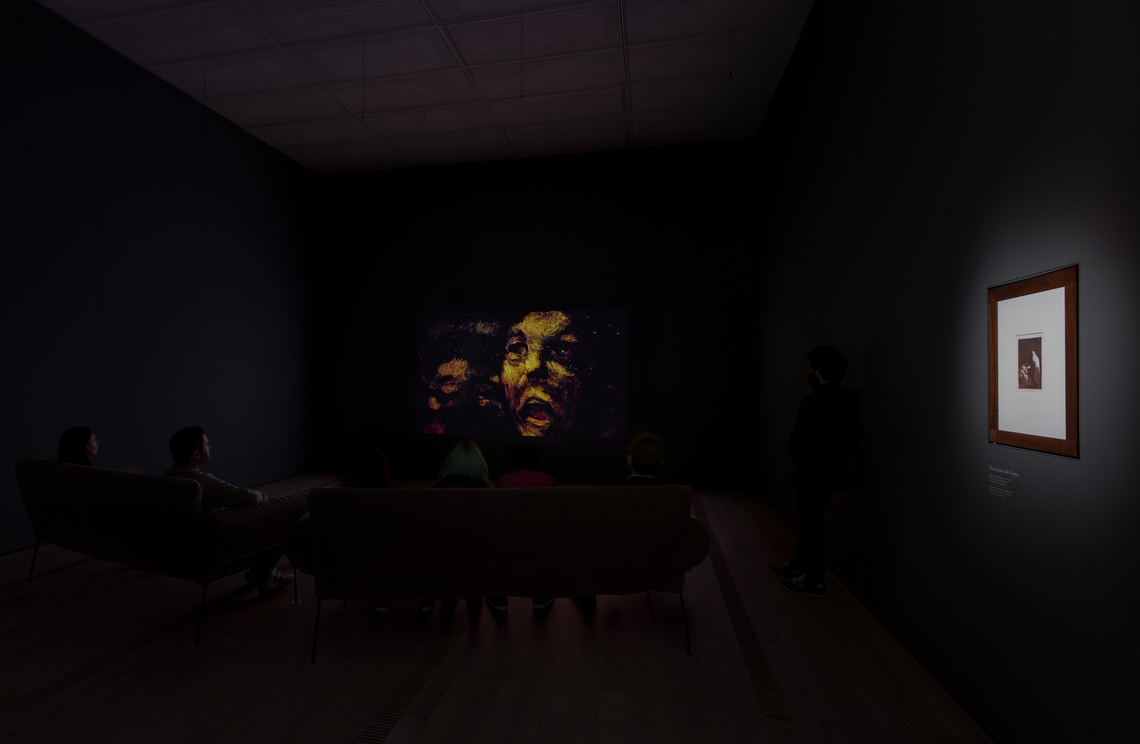 <div class="image_caption_container"><div class="image_caption"><p>Exhibition view: <b>La Quinta del Sordo</b>, Fondation Beyeler, Riehen/Basel, 2021. Photo © Andrea Rossetti</p></div></div>