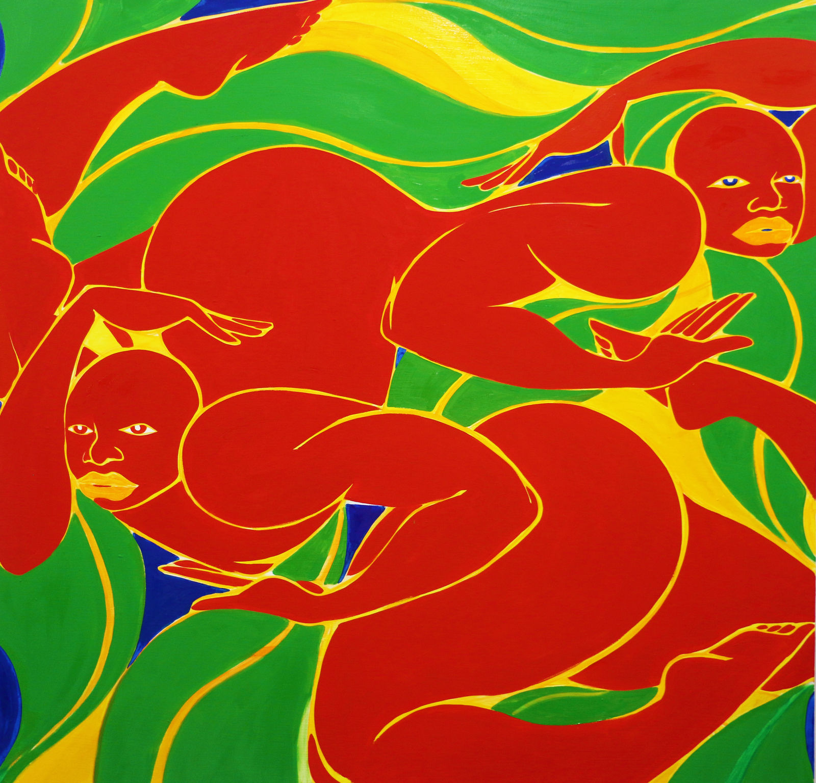Tunji Adeniyi-Jones, Red Twins II, 2018
