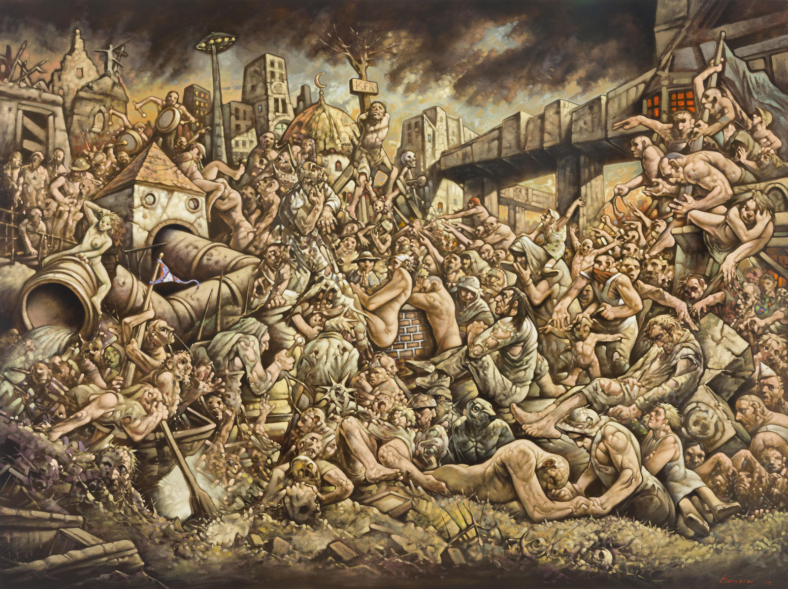 Peter Howson: Luxuria featured in Artlyst's The Art Diary February 2025