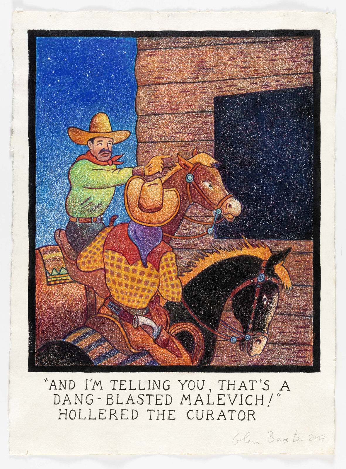 Glen Baxter reviewed in Considering Art