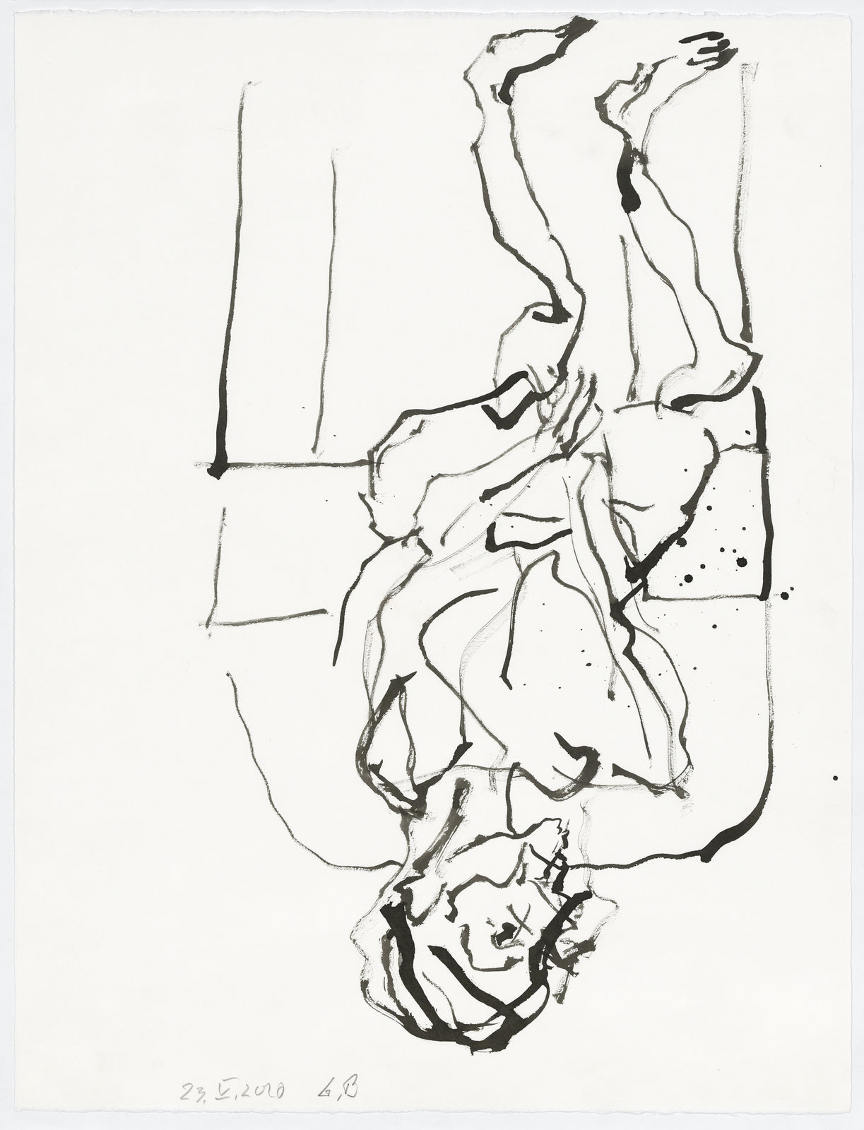 <a href="/content/feature/630/detail/artworks12501/" class="pageload-link-type-popup-enabled-content"><div class="artist">Georg Baselitz</div><div class="title_and_year"><span class="title">Untitled</span><span class="year">, 2020</span></div><div class="medium">India ink on paper</div><div class="dimensions">66.2 x 50 cm (26.1 x 19.7 inches)</div></a>