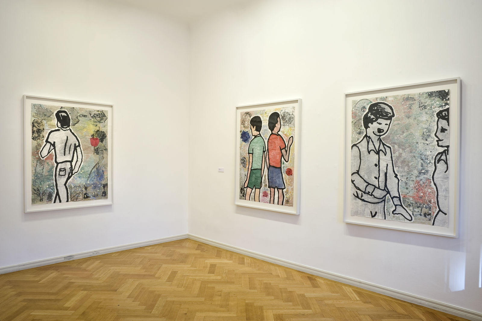 Donald Baechler: Flowers & Boys, Galerie Thaddaeus Ropac Salzburg, 2009
