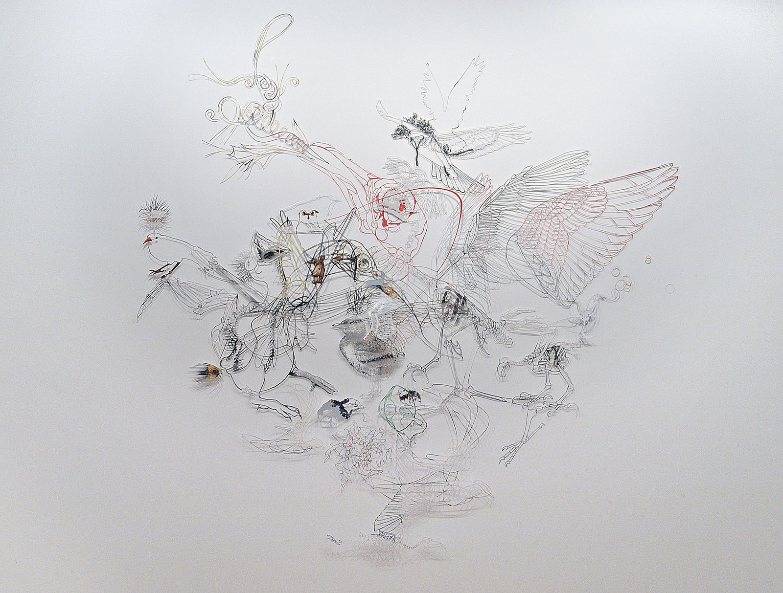 Maggie Cardelus: Bird People, Galerie Thaddaeus Ropac Paris Marais, 2004