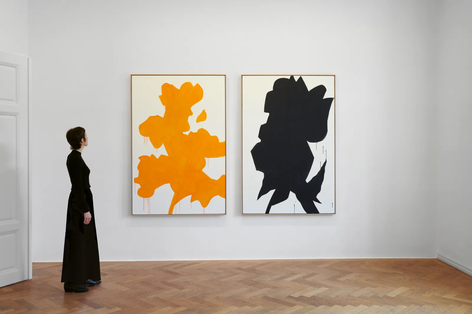 Alex Katz Black Roses