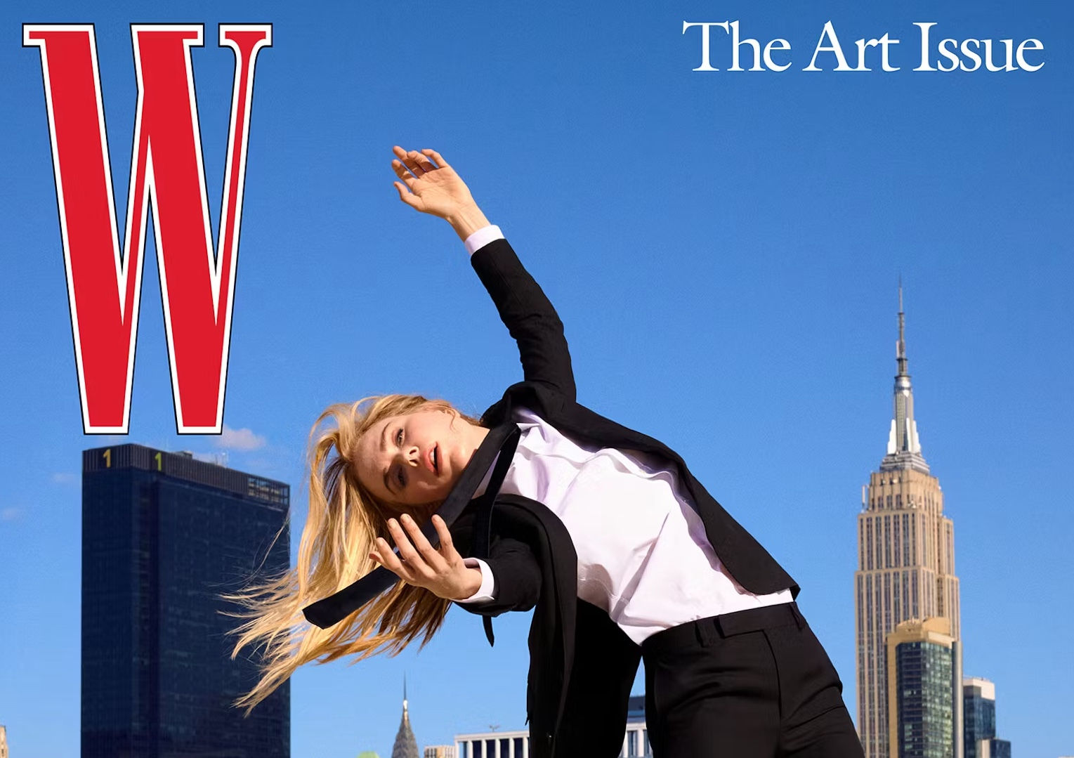 Robert Longo's 'Men in the Cities' re-created by Nicole Kidman The Art Issue cover interview