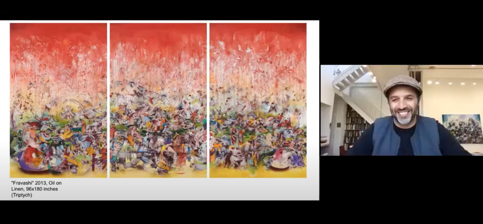 Ali Banisadr with David Anfam New Social Environment #42