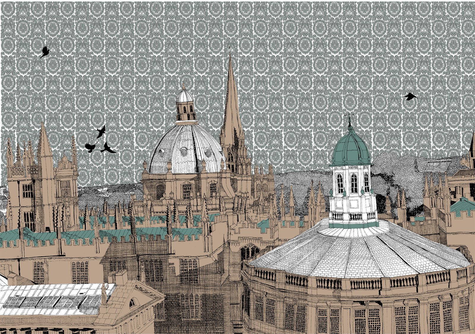 Clare Halifax, Flying Over Oxford Rooftops