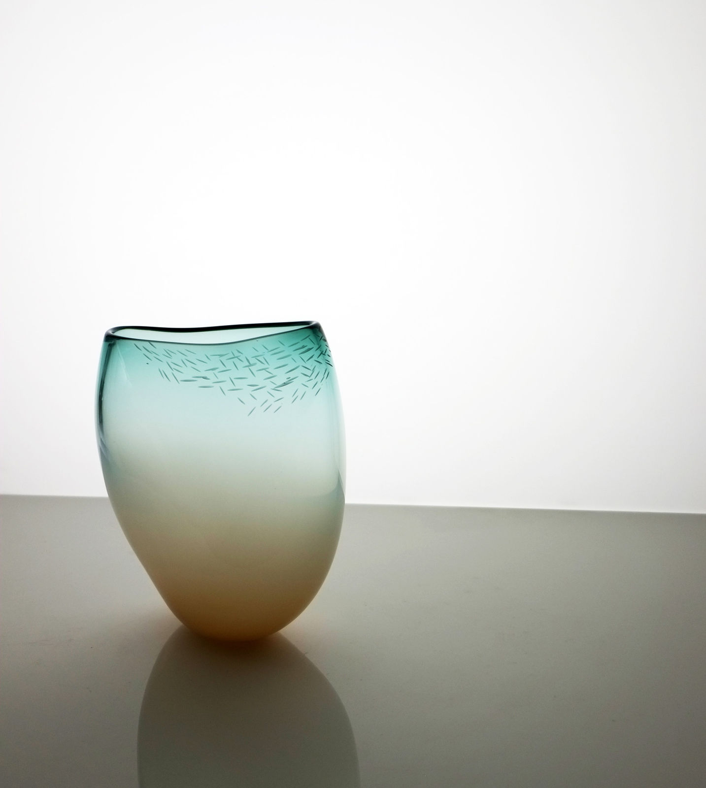 Michèle Oberdieck, Jade Distraction Bowl, engraved