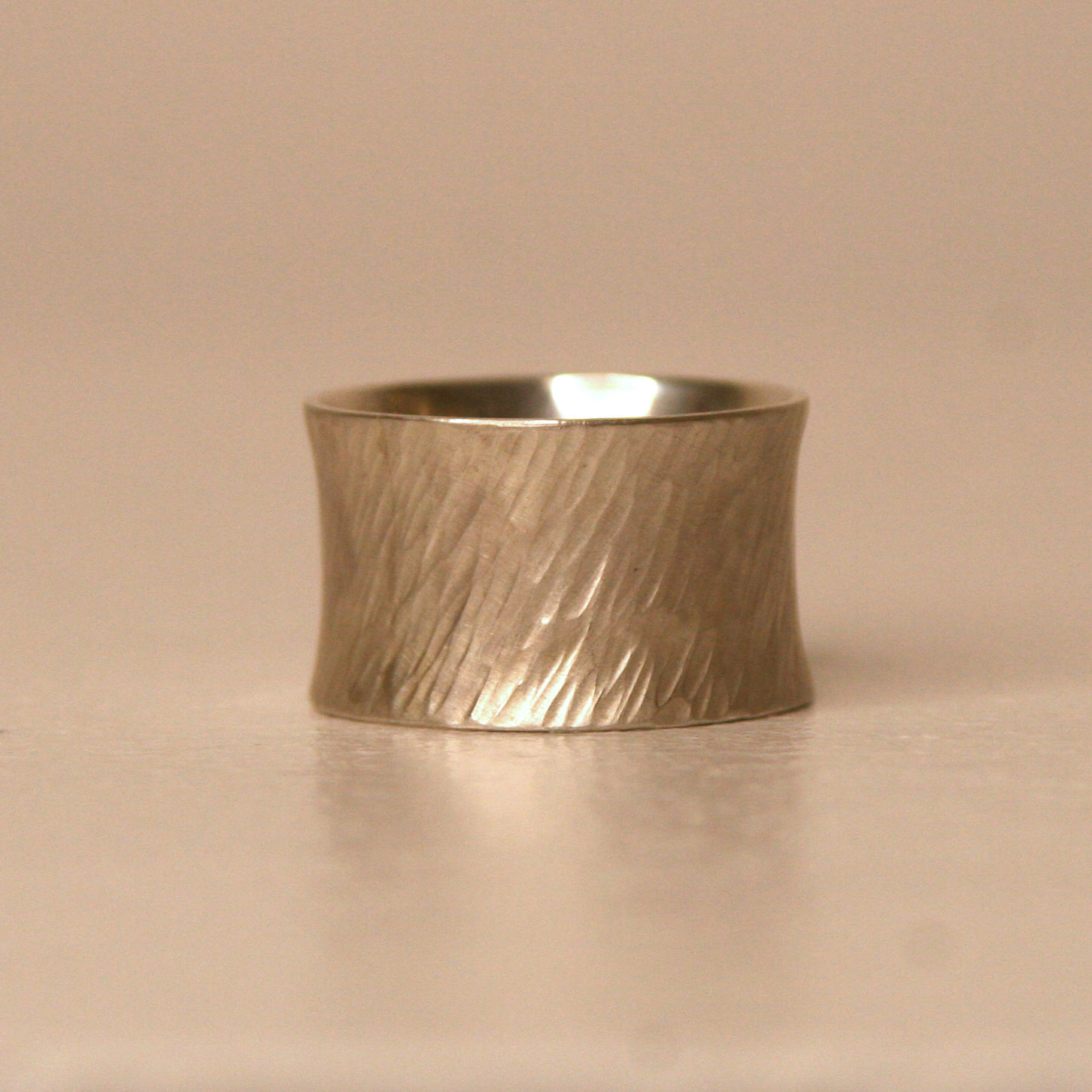 Emily Fermor, Sterling Silver Fluted Rays Band