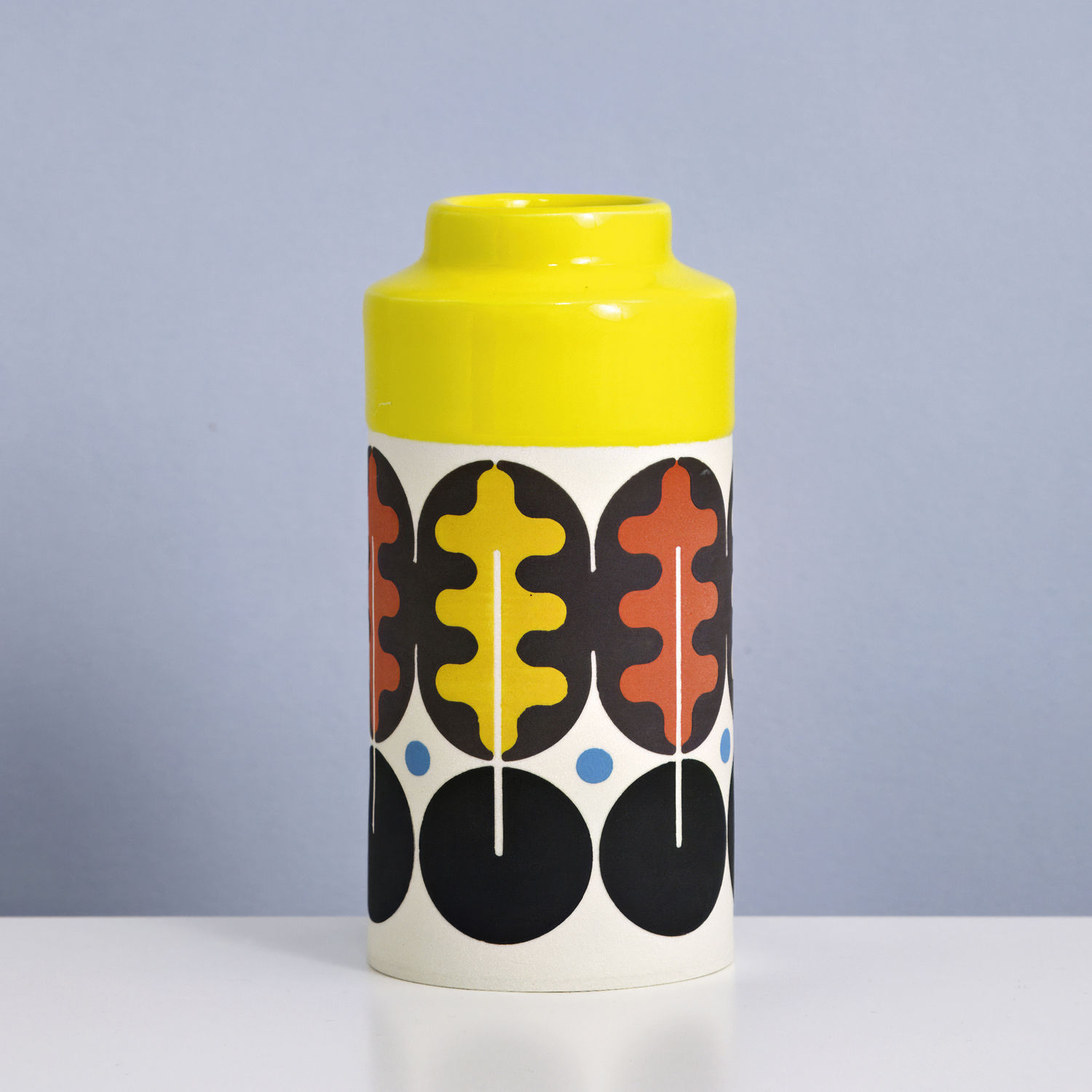 MapMap, Can Vase - Yellow, Red & Black