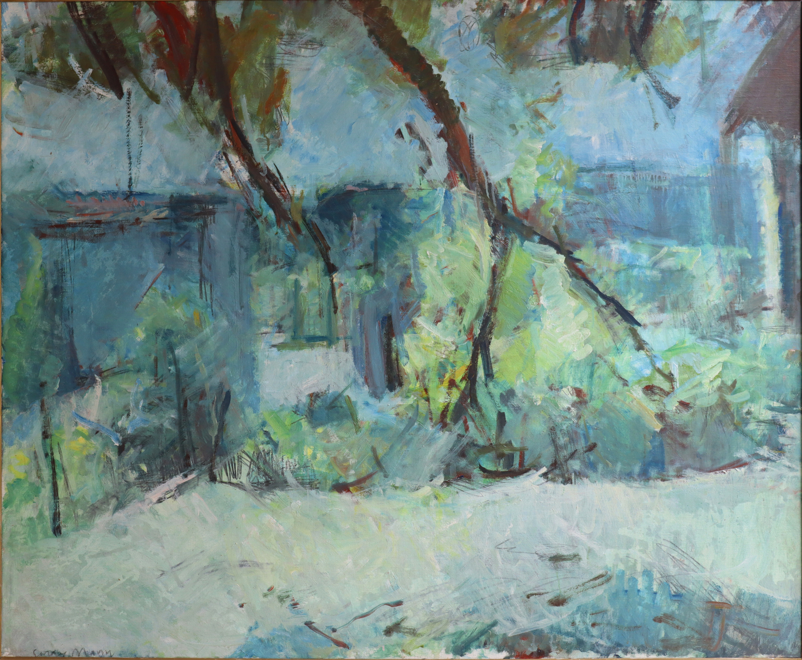 Sargy Mann, Derelict Paper Mill, Early 1990s