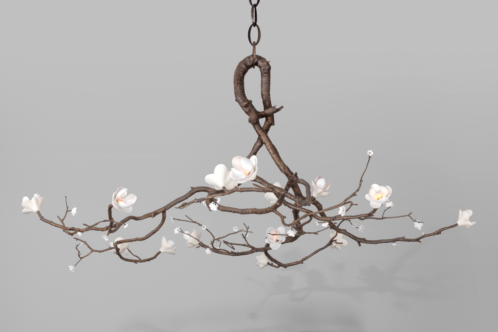 David Wiseman, Radial Branch Chandelier, 2019