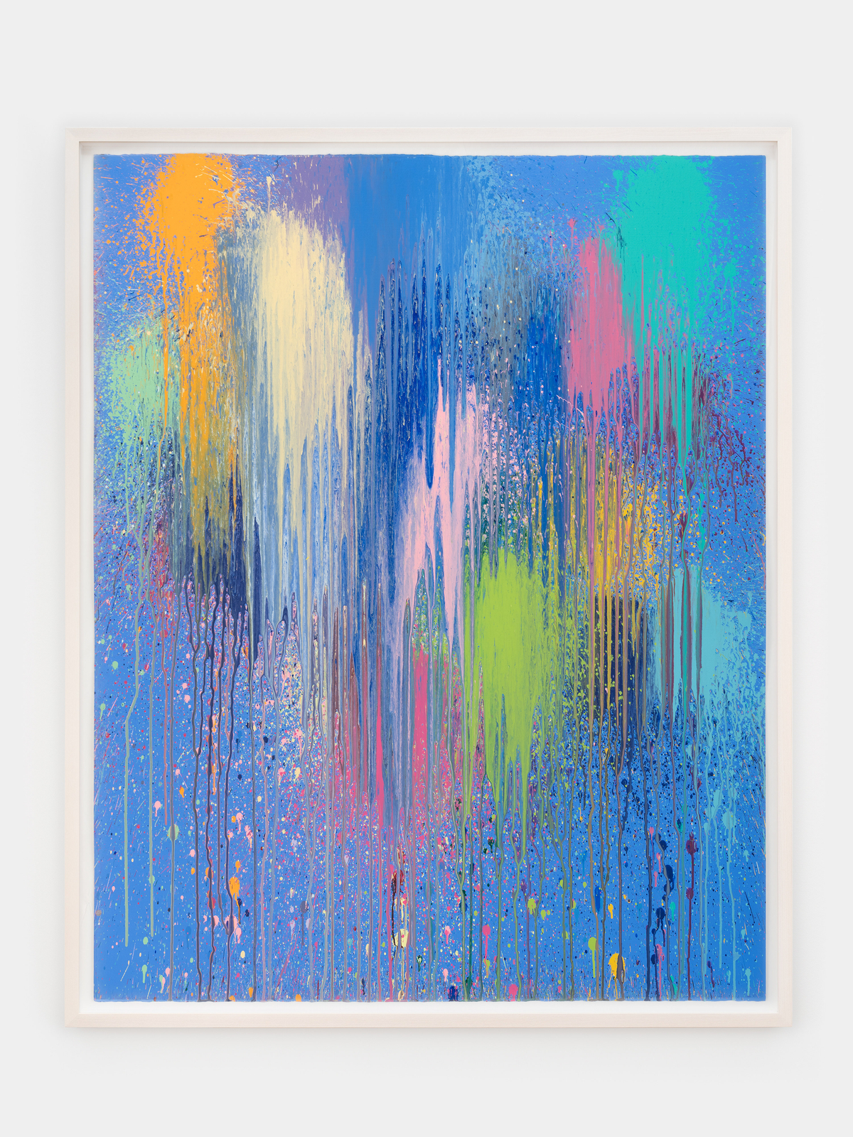 Ian Davenport, Blue Flash, 2023