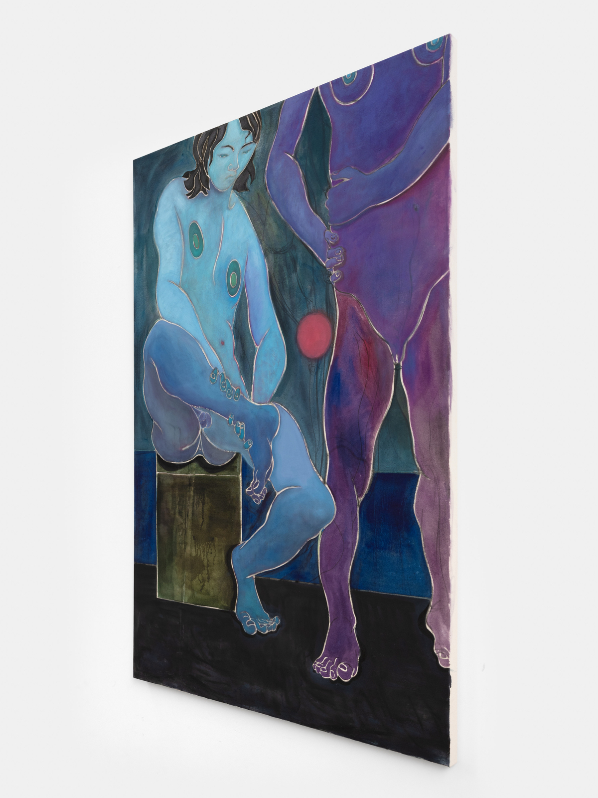 Mark Yang, Seated and Standing Nude, 2023