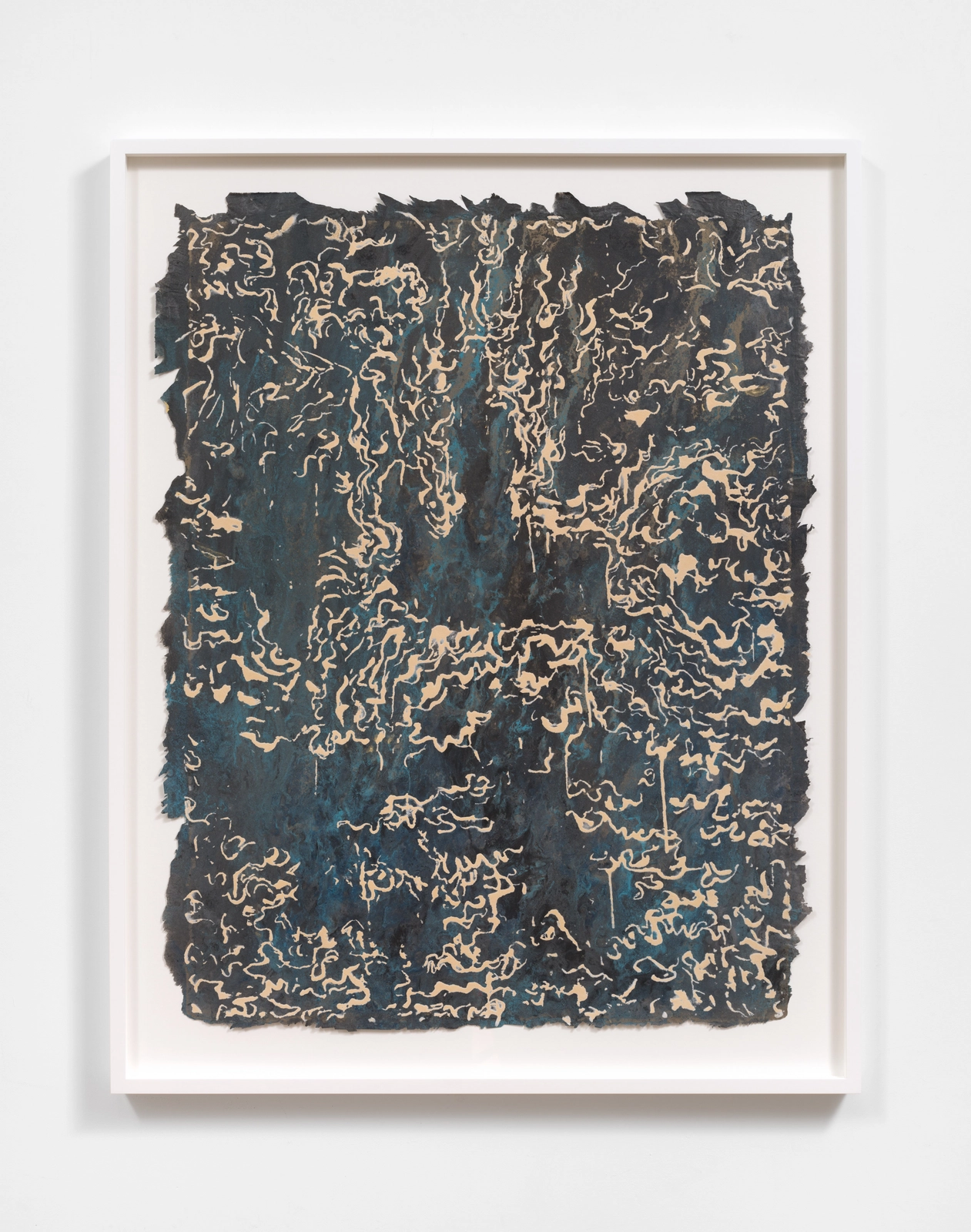 Diana Al-Hadid, Night Journey (Gold Lines), 2023