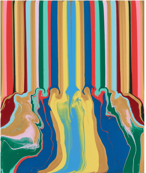 Ian Davenport, Run, 2024