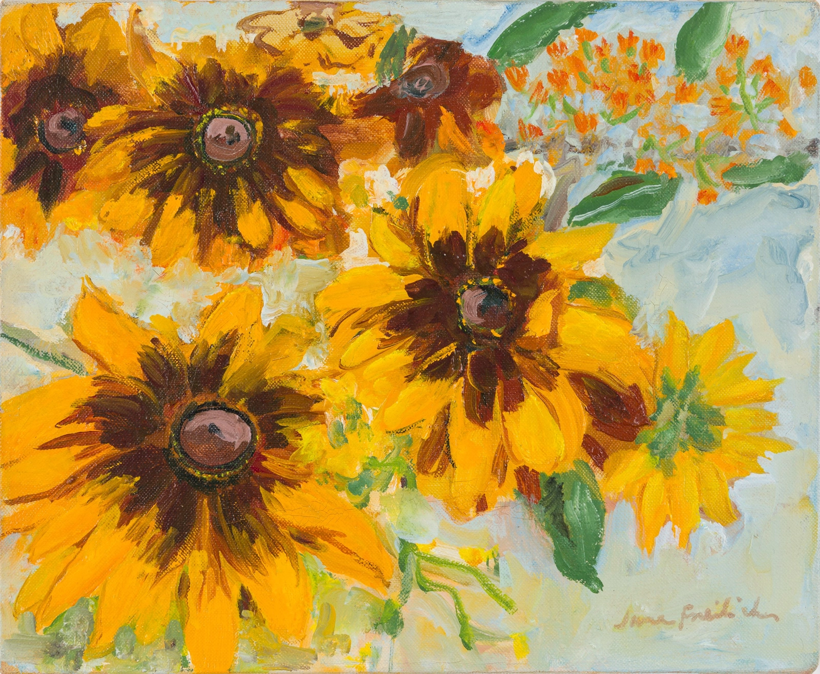 Jane Freilicher, Gloriosa Daisies, 1972