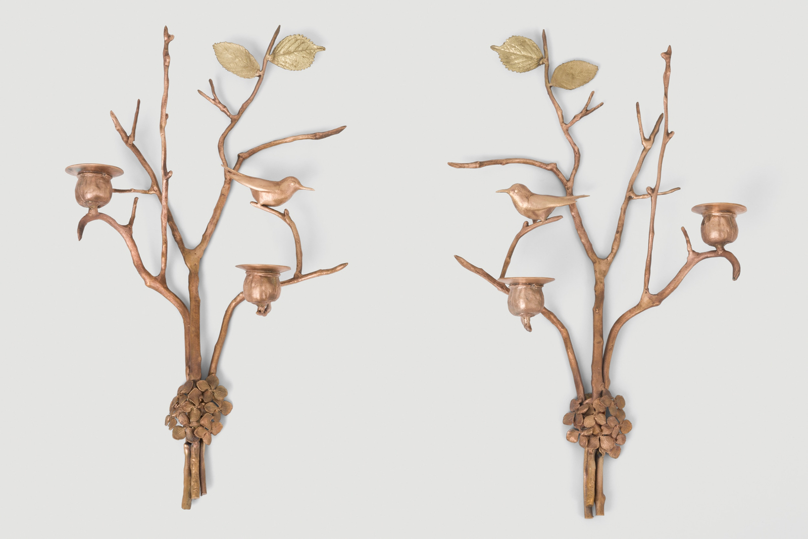 Claude Lalanne, Appliques à deux bougies, 2018