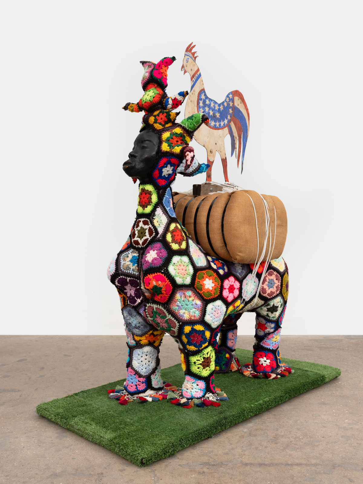 vanessa german, grandaughter, the artist, in meditation upon the migratory patterns, forced and unforced, of grandmother liza jane and her descendants, past, present and future., 2023