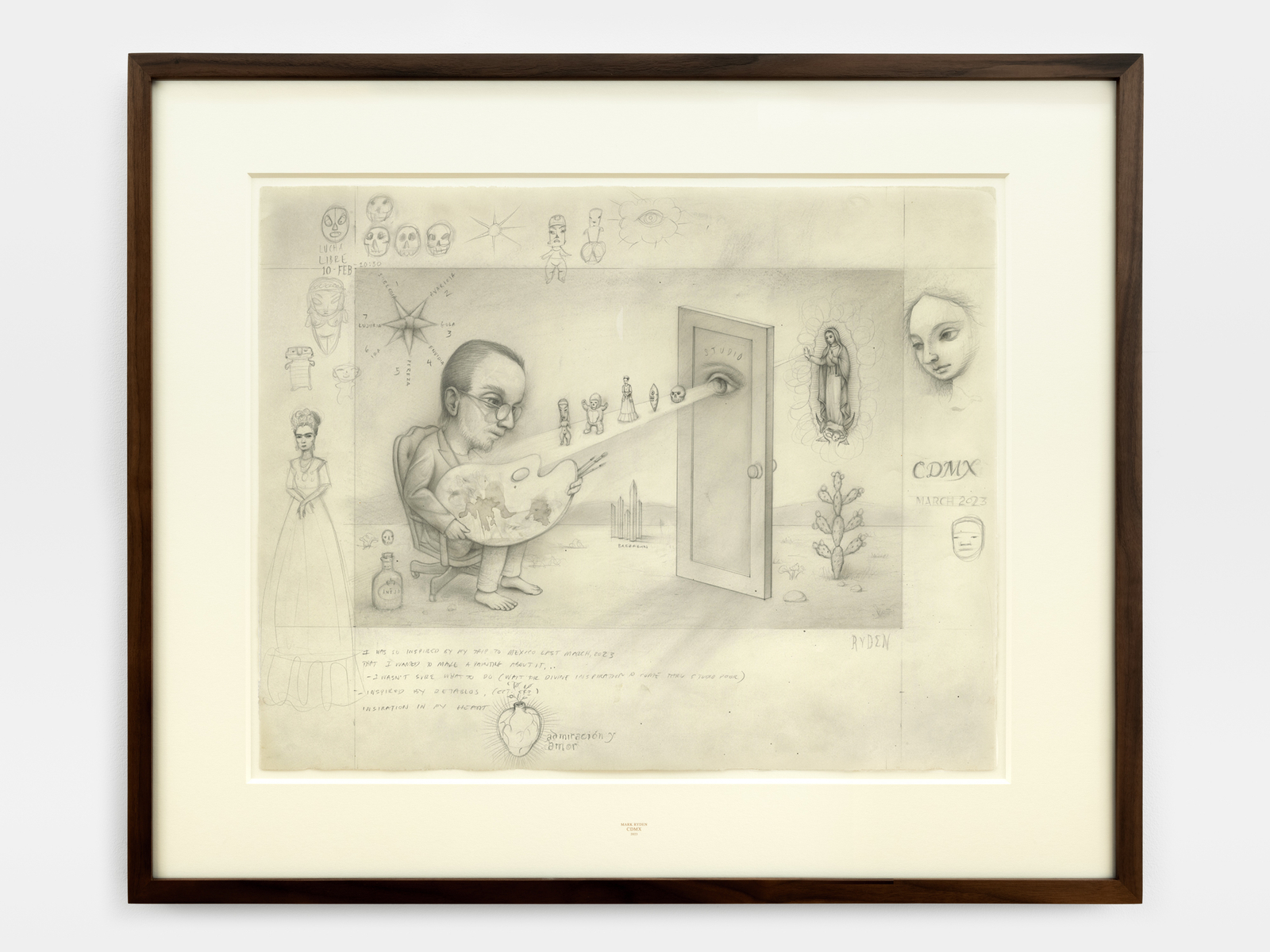 Mark Ryden, CDMX Drawing, 2023