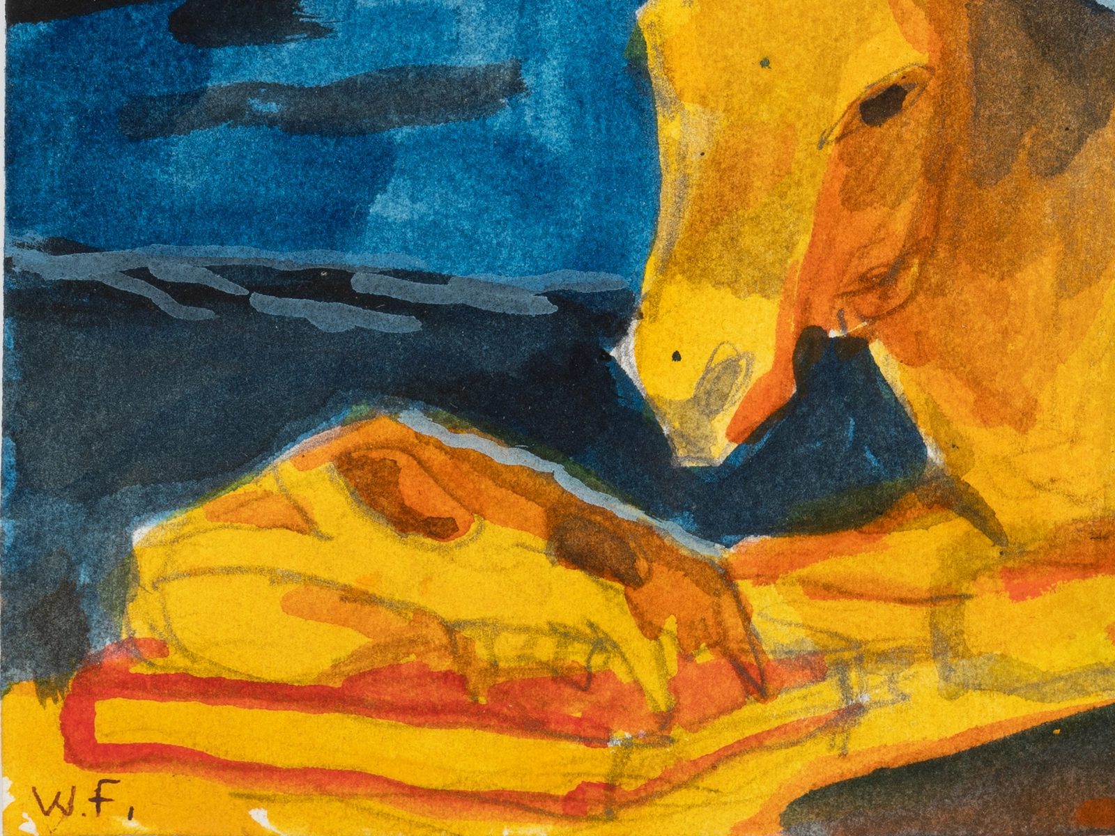 Walton Ford, Study for 'Luctus', 2024