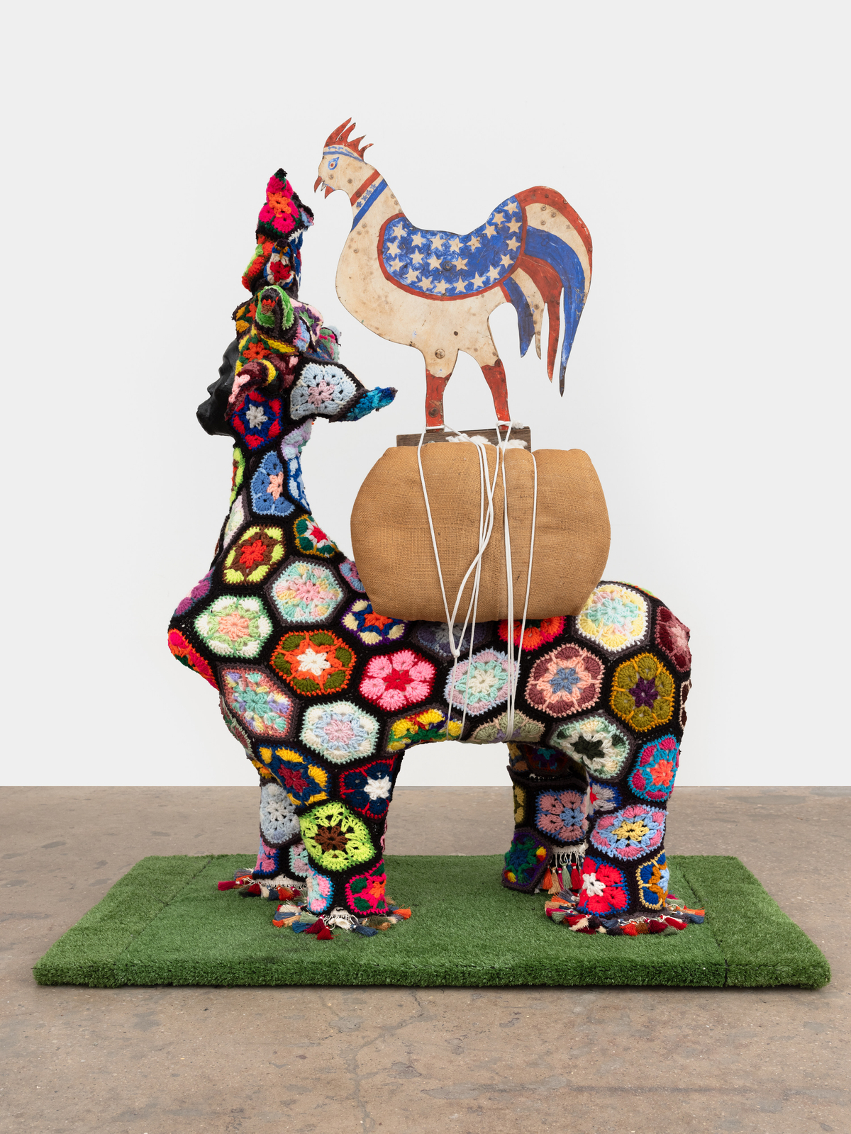 vanessa german, grandaughter, the artist, in meditation upon the migratory patterns, forced and unforced, of grandmother liza jane and her descendants, past, present and future., 2023