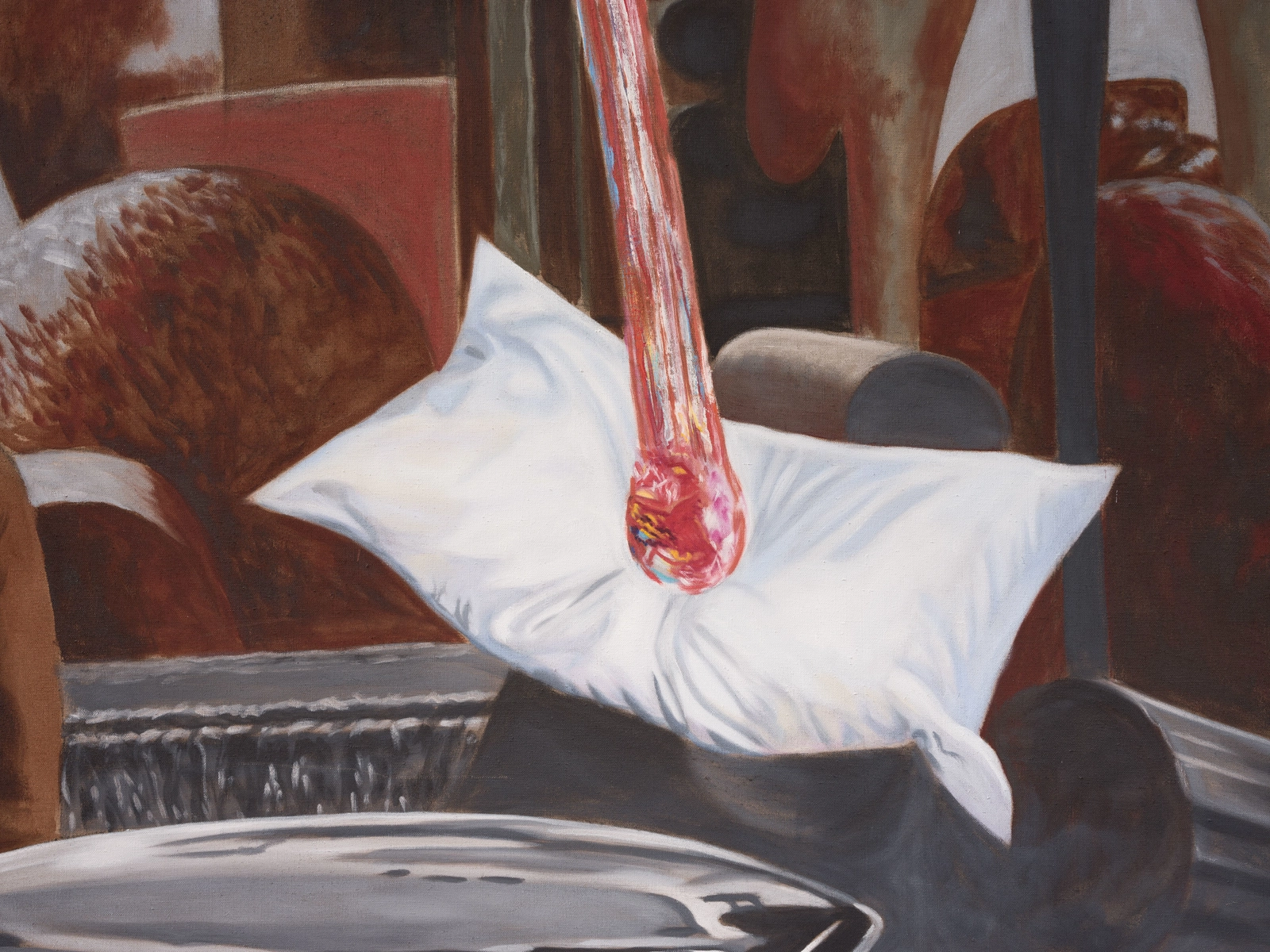 James Rosenquist, The Meteor Hits Brancusi's Pillow, 1997–1999